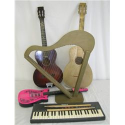 Lot of Prop Musical Instruments
