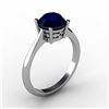 Image 1 : Sapphire 1.60 ctw Ring 14kt White Gold