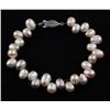 Image 2 : 108.76CTW 9" WHITE-PEACH FRESHWATER PEARL BRACELET META
