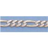 Image 1 : Pure Gold 16" 14k Gold-Yellow 3.6mm Rhod Figaro Chain