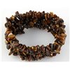 Image 2 : 275.31CTW 8" TIGER EYE CHIPPED STONE BRACELET PHILIPPIN