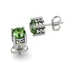 Image 1 : Tourmaline 1.50ctw Earring 14kt White Gold