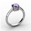 Image 1 : Tanzanite 1.00 ctw Ring 14kt White Gold