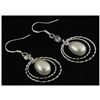 Image 2 : Natural 3.50g Pearl Dangling Sterling Silver Earring