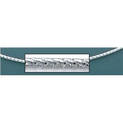OMEGA NECKLACES 1.2mm 17in. 5.7 grs 14kt W Gold