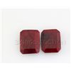 Image 1 : 105.29ctw RubyEmeraldCut LooseGemstone lot of 2