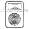 Image 1 : Certified Uncirculated Silver Eagle 2001 MS69