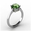 Image 1 : Tourmaline 1.55 ctw Ring 14kt White Gold