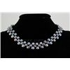 Image 1 : 251.34CTW 12" BLACK SIOPAO NECKLACE METAL LOCK PHILIPPI