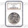 Image 1 : Certified Uncirculated Silver Eagle 1990 MS69