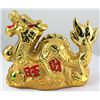 Image 1 : Made of Golden Ceramic Big 2012 Chinese Coin Bank Drago
