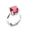 Image 1 : Garnet 5.75ctw Ring 14kt White Gold