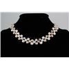 Image 1 : 221.07CTW 12" WHITE-PEACH-LAVENDER SIOPAO NECKLACE META