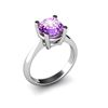 Image 1 : Amethyst 1.80ctw Ring 14kt White Gold