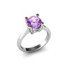 Image 1 : Amethyst 1.30ctw Ring 14kt White Gold