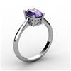 Image 1 : Tanzanite 0. 89 ctw Ring14kt White Gold