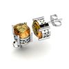 Image 1 : Citrine 2.50ctw Earring 14kt White Gold