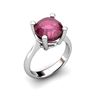 Image 1 : Ruby 4.50ctw Ring 14kt White Gold