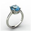 Aqua Marine 2.25 ctw Ring 14kt White Gold