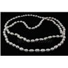 Image 2 : 461.01CTW 46" WHITE LONGSTRAND FRESHWATER PEARL NECKLAC