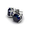 Image 1 : Sapphire 3.20ctw Earring 14kt White Gold
