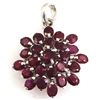 Image 1 : 20.40 ctw 0.925 Sterling Silver Ruby Pendant