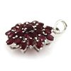 Image 2 : 20.40 ctw 0.925 Sterling Silver Ruby Pendant