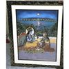 Image 1 : 3D Indian Natural Gemstone Painting size 24in.x30in.