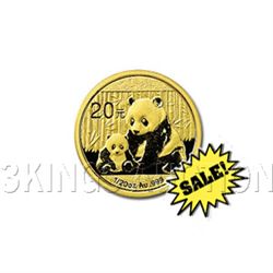 Chinese Gold Panda 20th Ounce 2012