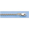 Image 2 : Pure Gold 16" 14k Gold-Yellow 2.3mm Hallow Rolo Chain