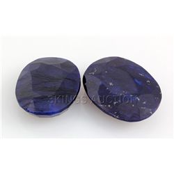 100.79ctw SaphhireOvalCutLooseGemstone lotof2