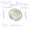 Image 1 : 1964-D ROOSEVELT SILVER DIME *RARE MS HIGH GRADE*!!