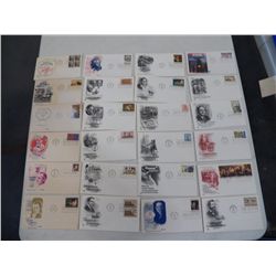 24 Misc. First Day Issue Stamps
