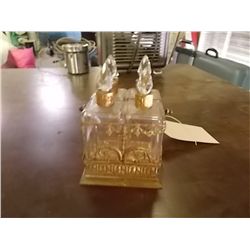 Vintage Set of 4 Crystal Prefume Bottles