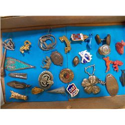 Box. Misc. Pins and Tokens