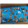 Image 1 : Box. Misc. Pins and Tokens