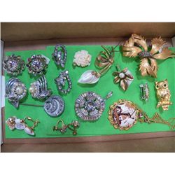 Box Misc. Pins, Brouches &Earings