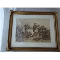 Antique photogravure (Framed 15 ¼” x 12 ¼”) 1888