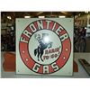 Image 1 : Frontier Gas approx. 10” x 10” metal