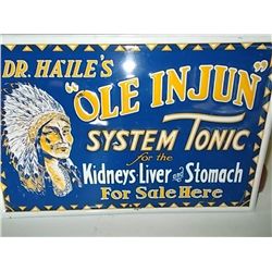 Dr. Ha’tle’s “Ole Injun” System Tonic 14” x 9”
