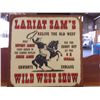 Image 1 : Lariat Sam’s Wild West Show apporx. 9 ¾” x 9 ¾”