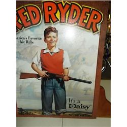 Red Ryder 12 ½” x 16” metal its a Dasiy