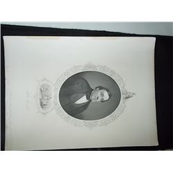 Steel Engraving of Lewis Cass from the N. Y. Studio