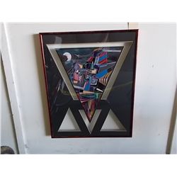 Art by Juan Quevedo - 24 ¼” x 30 ½” Surrealistic Musical Instrument’s.