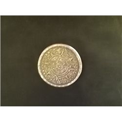 1” Aztec Calendar Pin and Pendant Marked Sterling