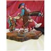 Image 5 : c1973 Hand Carved Wood Rodeo Cowboy Statue