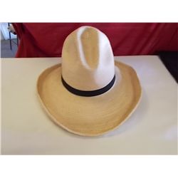 Size 7 ½ Palm Leaf Hat. Great Cowboy Look!