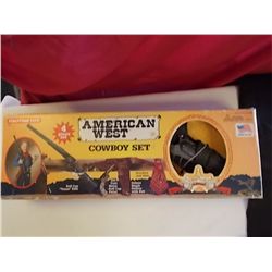 American West Cowboy Set by Tootsie Toy