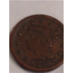1847 LARGE CENT MATRON HEAD