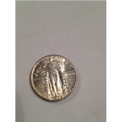 1930  STANDING LIBERTY QUARTER BU